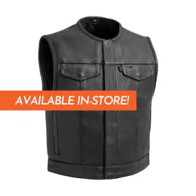 Lowside Men's Motorcycle Leather Vest