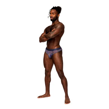 Male Power Sheer Prints Thong