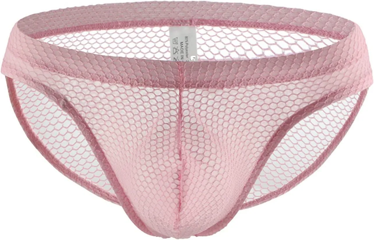 Mesh Briefs - XXL (Pink)