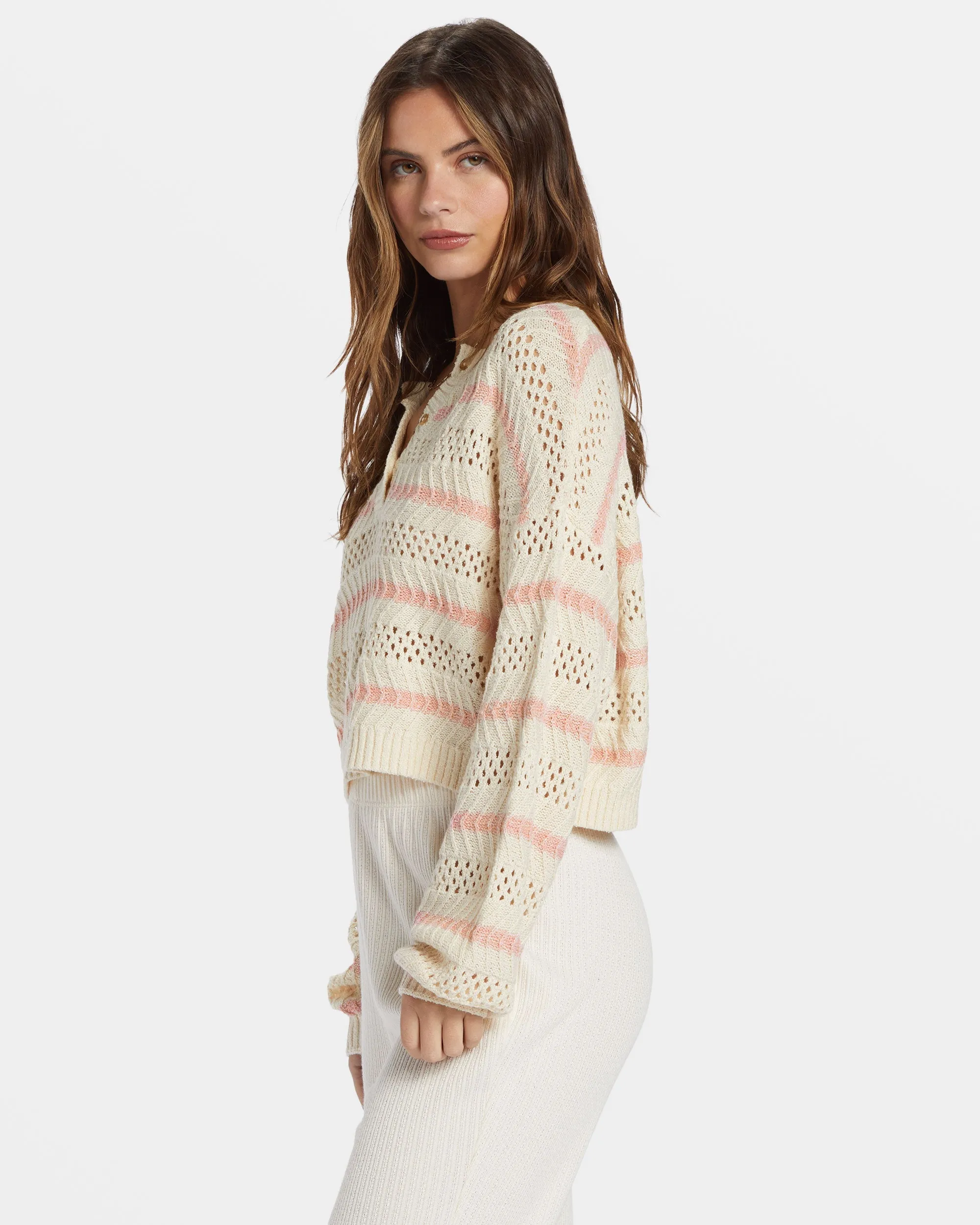 Mia Sweater - Peachy Haze