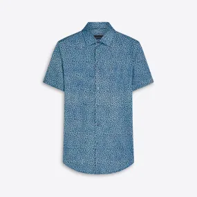 MILES Origami Print OoohCotton Short Sleeve Shirt