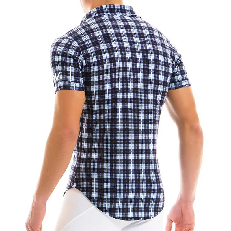 Modus Vivendi Jeans Short Sleeved Shirt Checks 12941 Size L