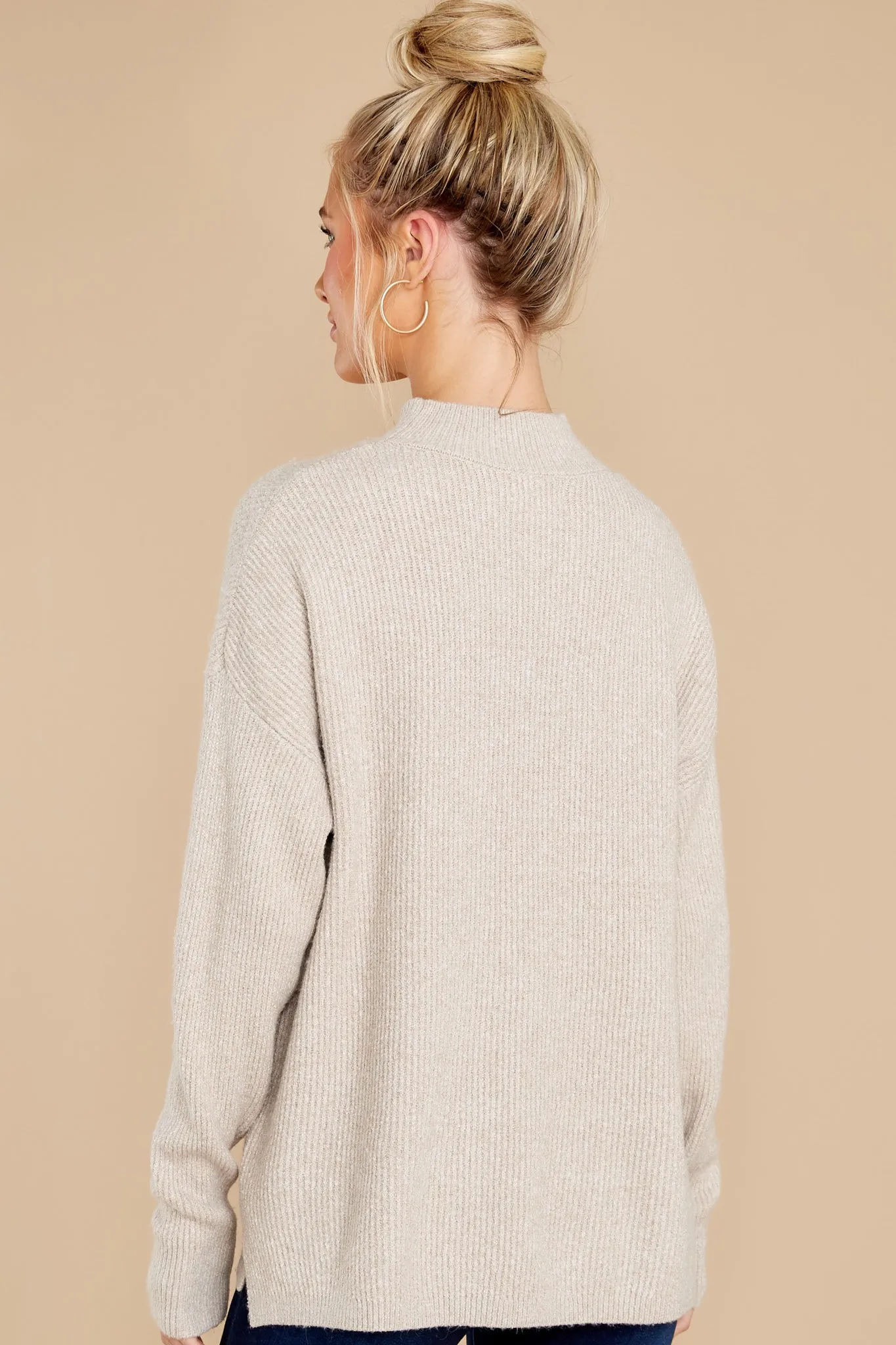 Natalie Oatmeal Sweater