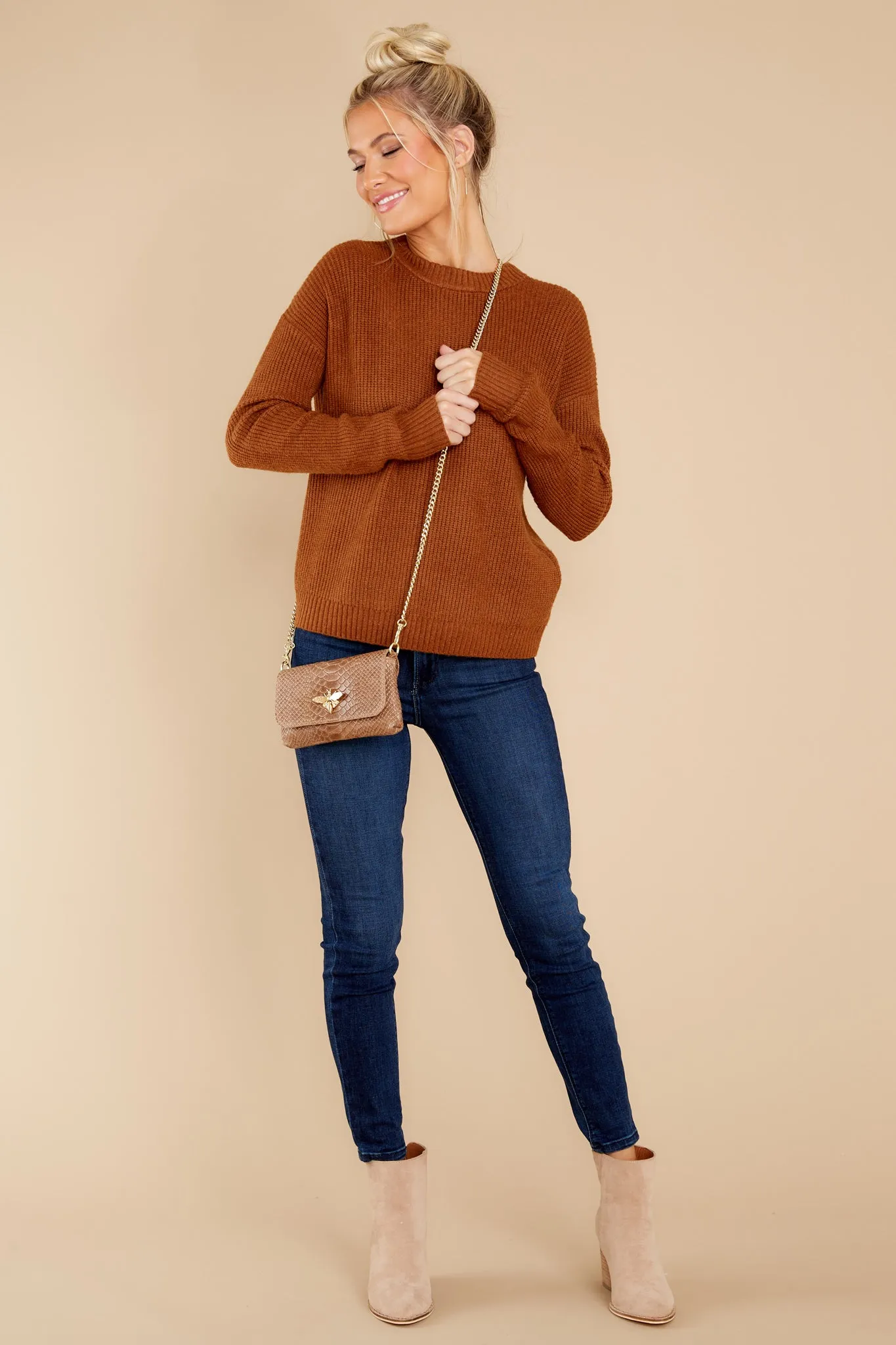 No Ordinary Day Caramel Sweater