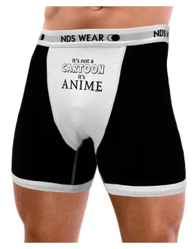 Not A Cartoon Text Mens Boxer Brief Underwear