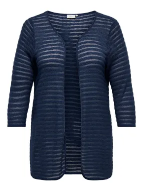 Only Carmakoma 3/4 Cardigan in Navy