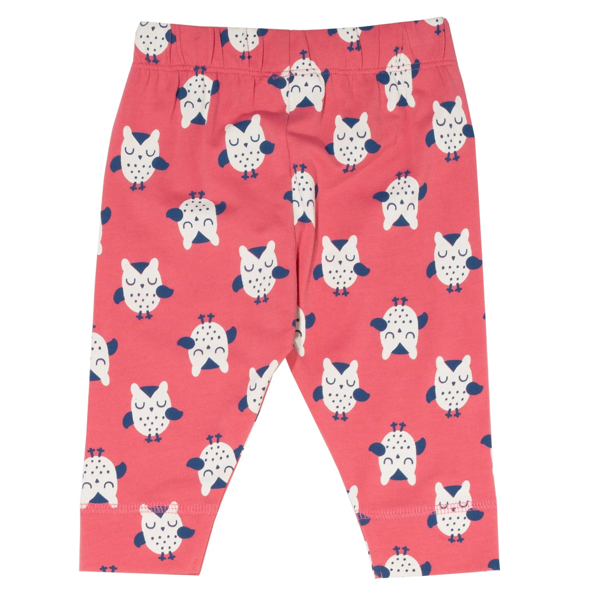 Owl leggings pink