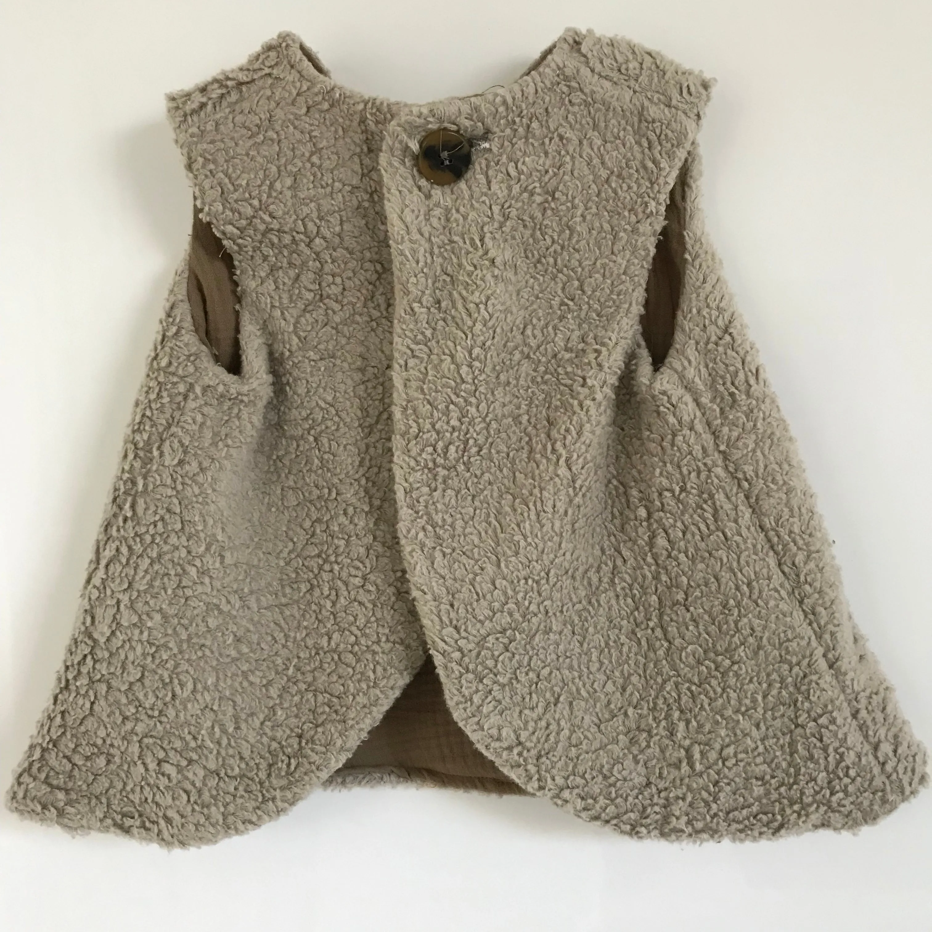 Petitepippa teddy vest