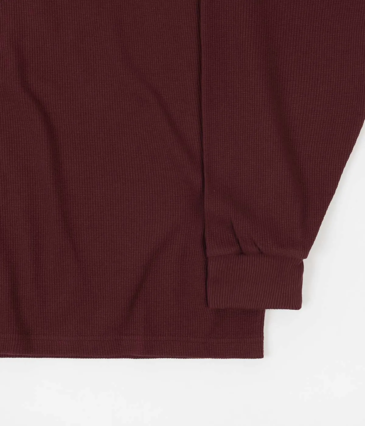 Polar Shin Turtleneck Long Sleeve T-Shirt - Wine