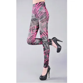 Polka Dot Fashion Leggings Pink