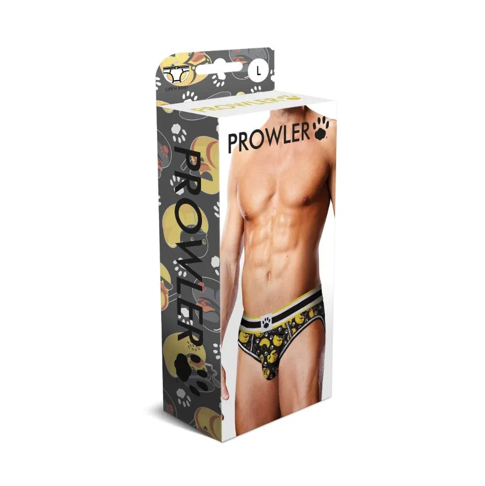 Prowler Rubber Ducks Open Brief - Small (Black/Yellow)