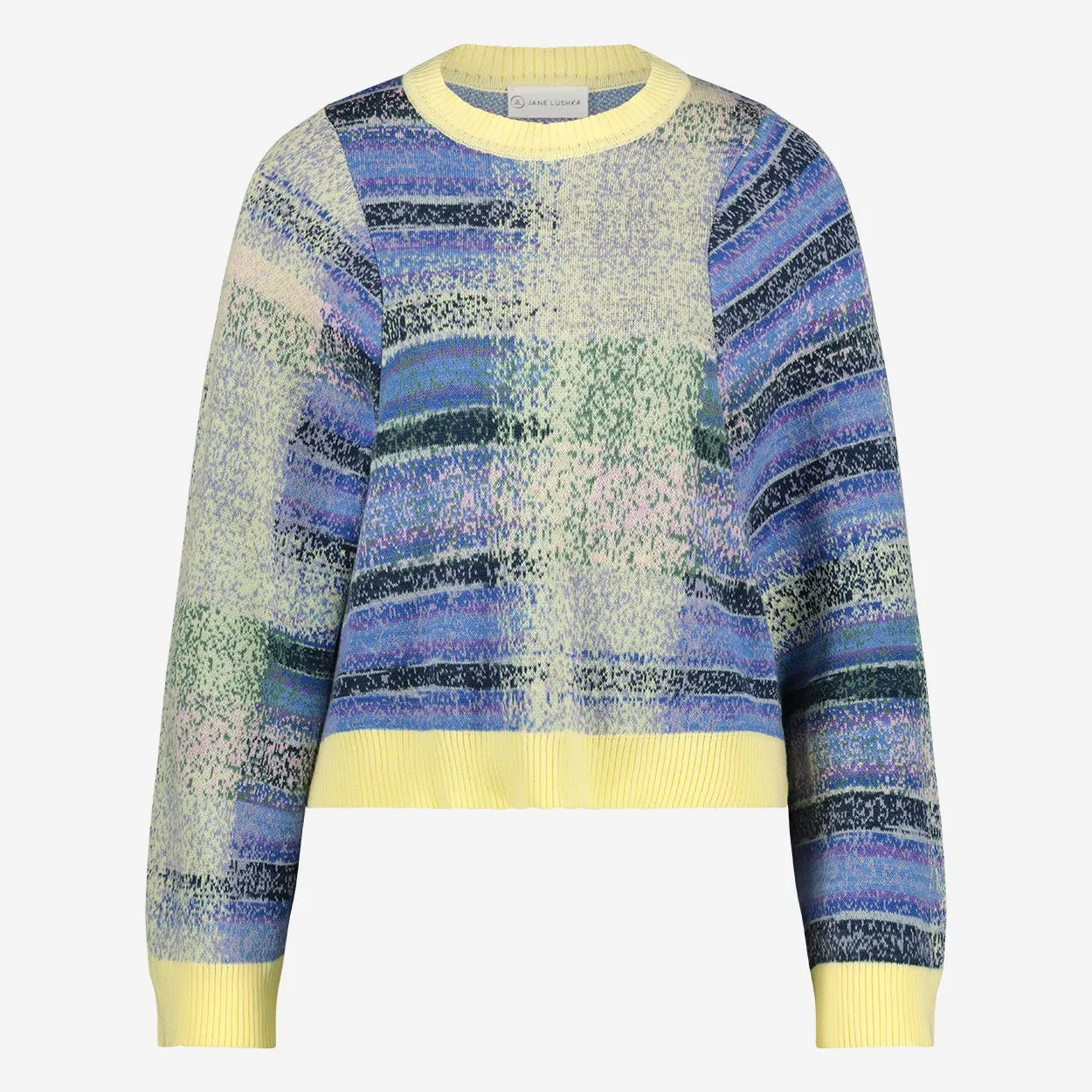 Pullover Pixel Organic Cotton | Multi Blue