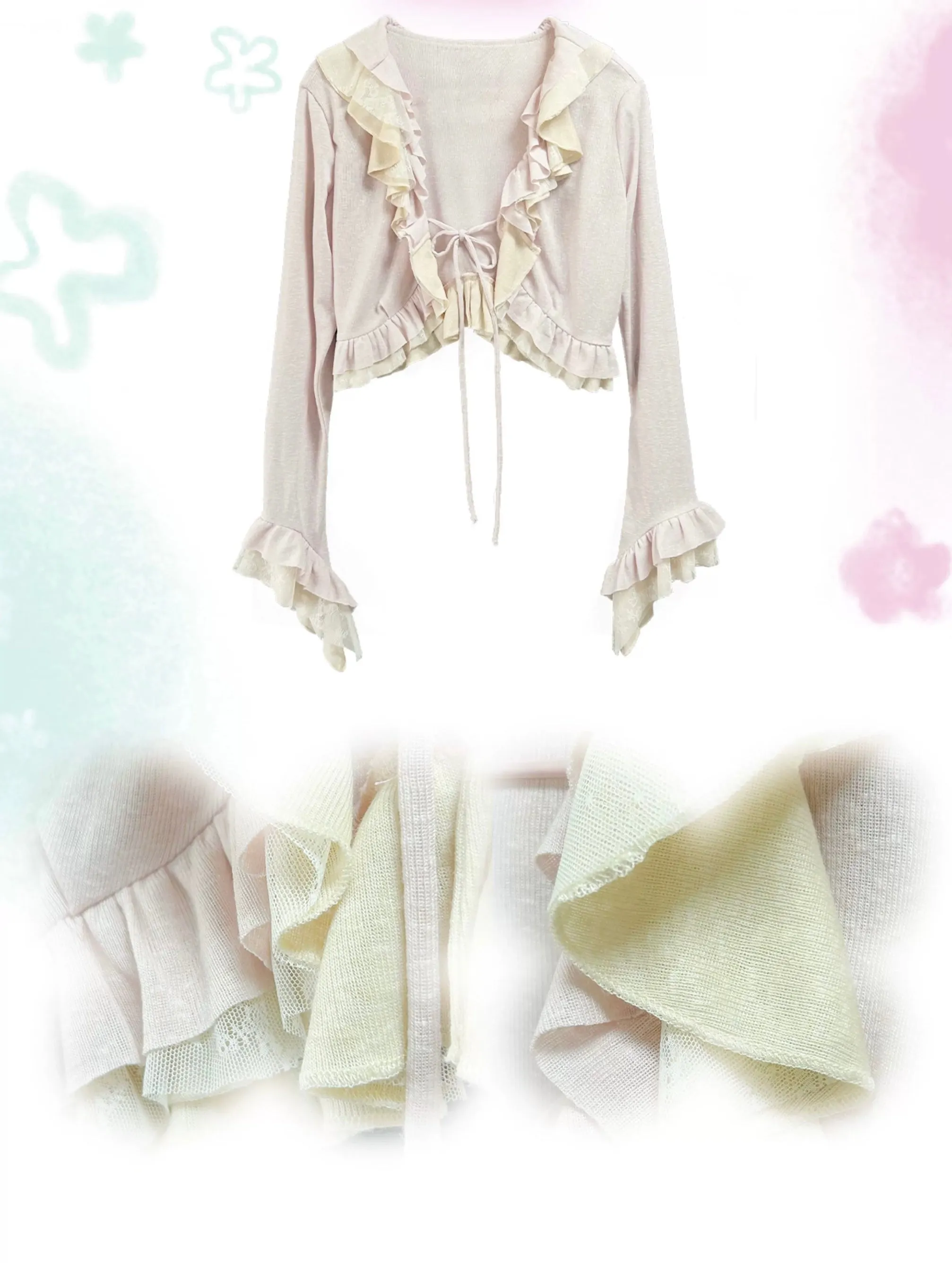 Rosy Dreams Flowery Cardigan