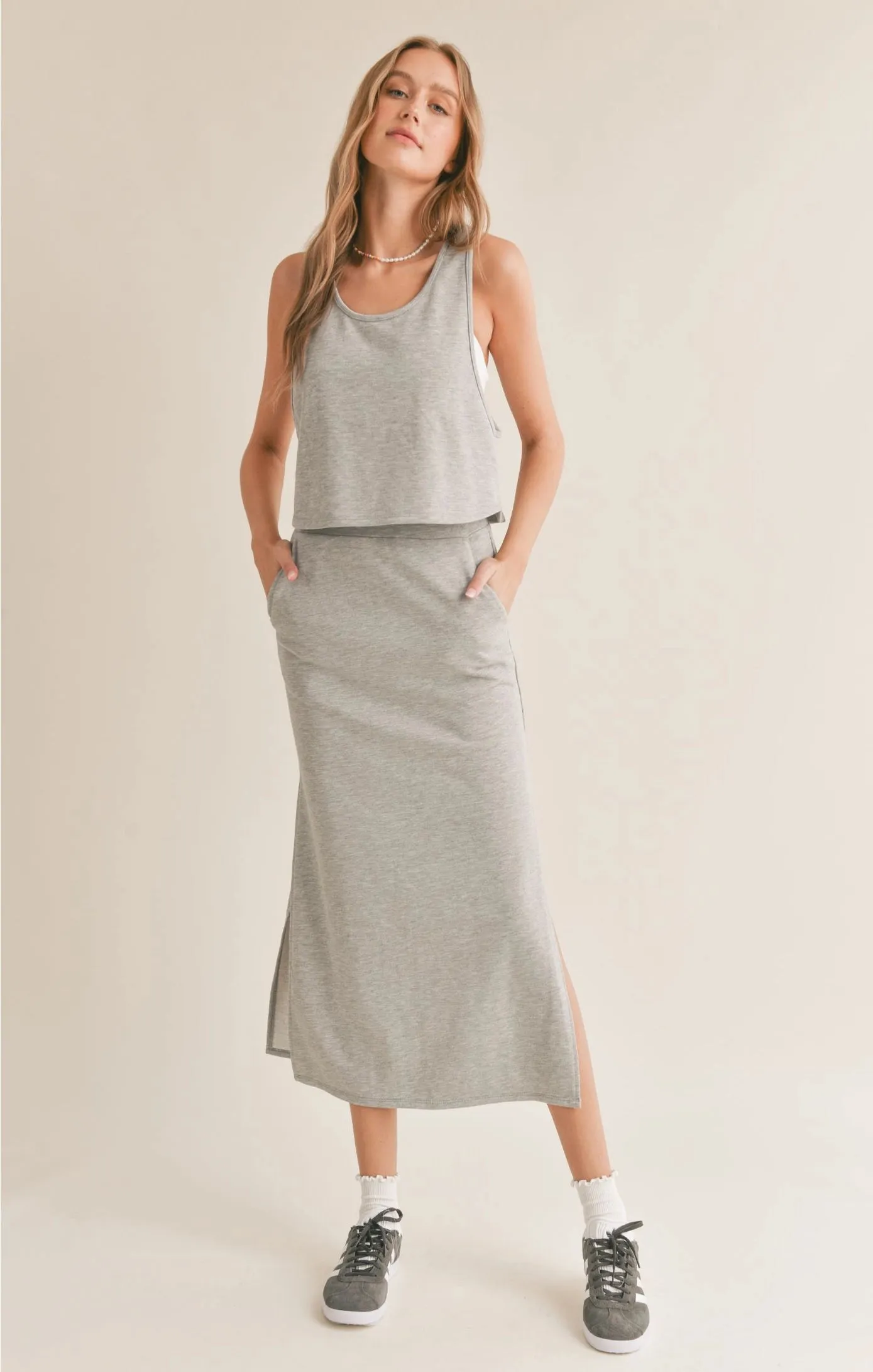 Sadie & Sage Break a Sweat Maxi Skirt