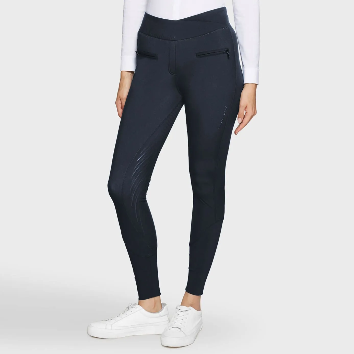 Samshield Alpha Winter Knee Grip Riding Leggings - Navy