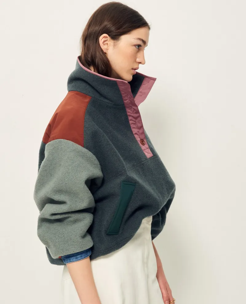 Sessun Portomarin Malachite Oversized Pullover