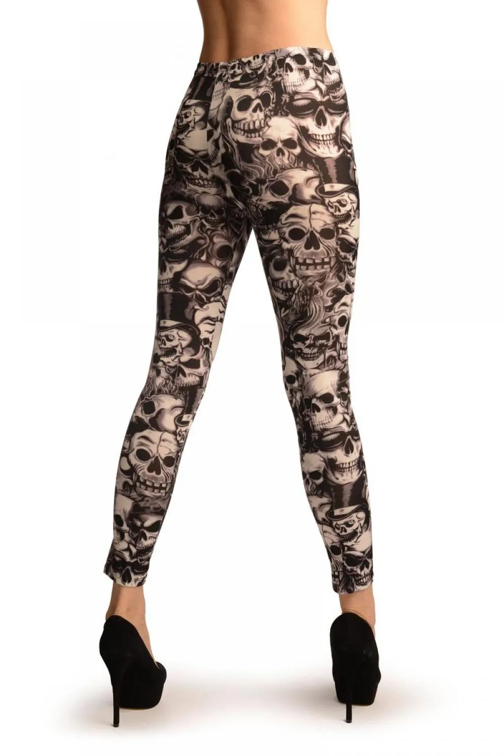 Skulls & Fire (Halloween) Leggings