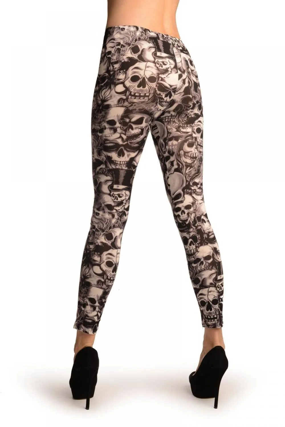 Skulls & Fire (Halloween) Leggings