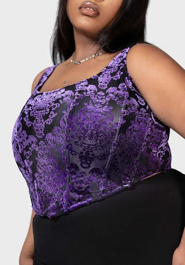 Snarl [Purple] | CORSET TOP