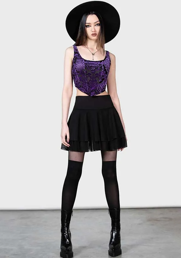 Snarl [Purple] | CORSET TOP