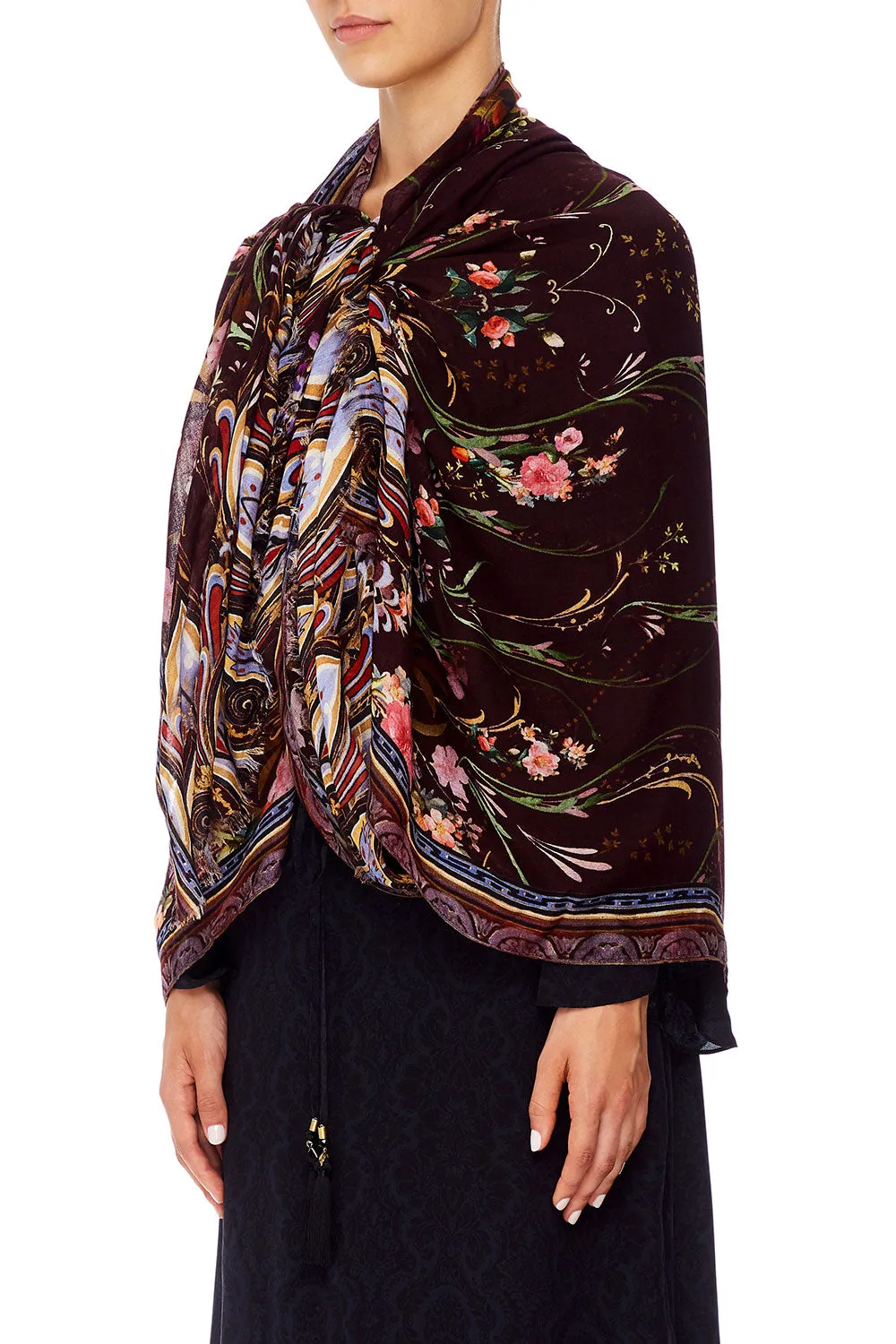 SOFT PRINTED SCARF WILD FLOWER