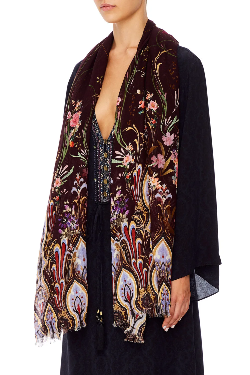 SOFT PRINTED SCARF WILD FLOWER