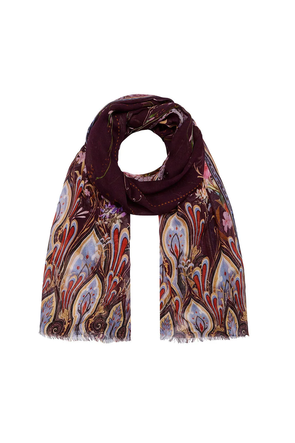 SOFT PRINTED SCARF WILD FLOWER