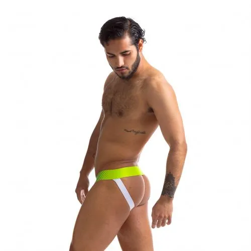 Sport Fucker Jersey Jock - X-Large (Green/White)