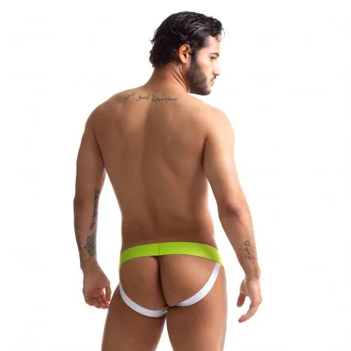 Sport Fucker Jersey Jock - X-Large (Green/White)