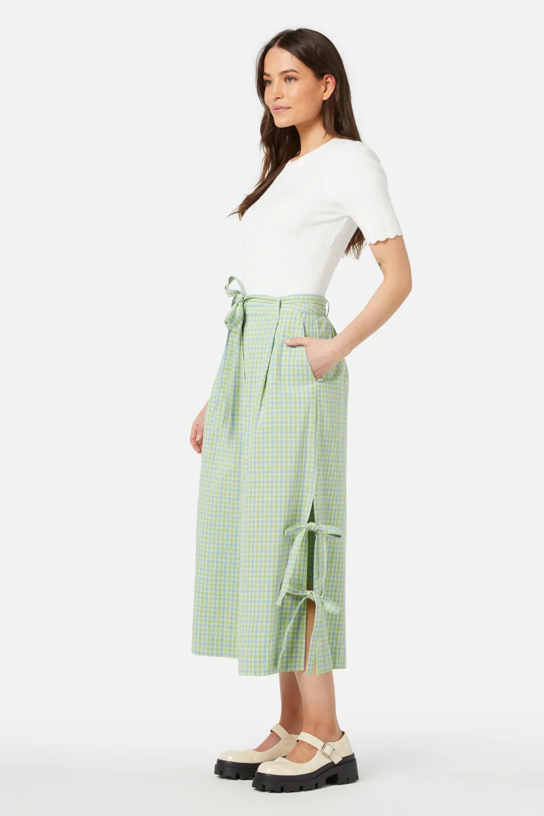 Spring Check Skort