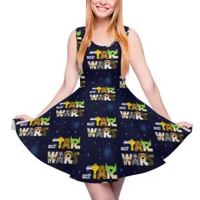 Star Wars Women's Sleeveless Round Neck Skater Dress