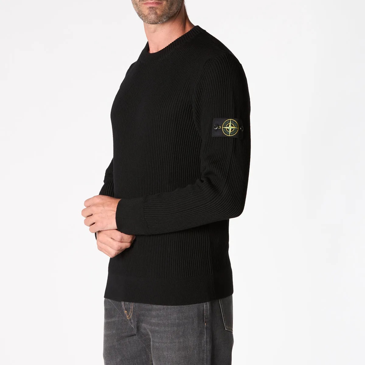 STONE ISLAND SWEATER 8115553C2 A0029 BLACK