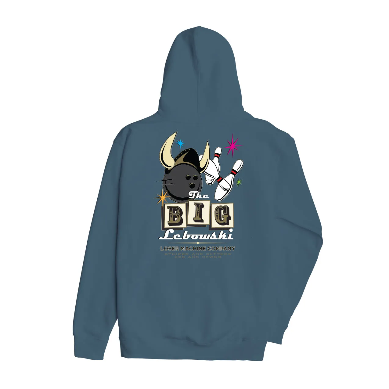 STRIKES AND GUTTERS PULLOVER HOOD