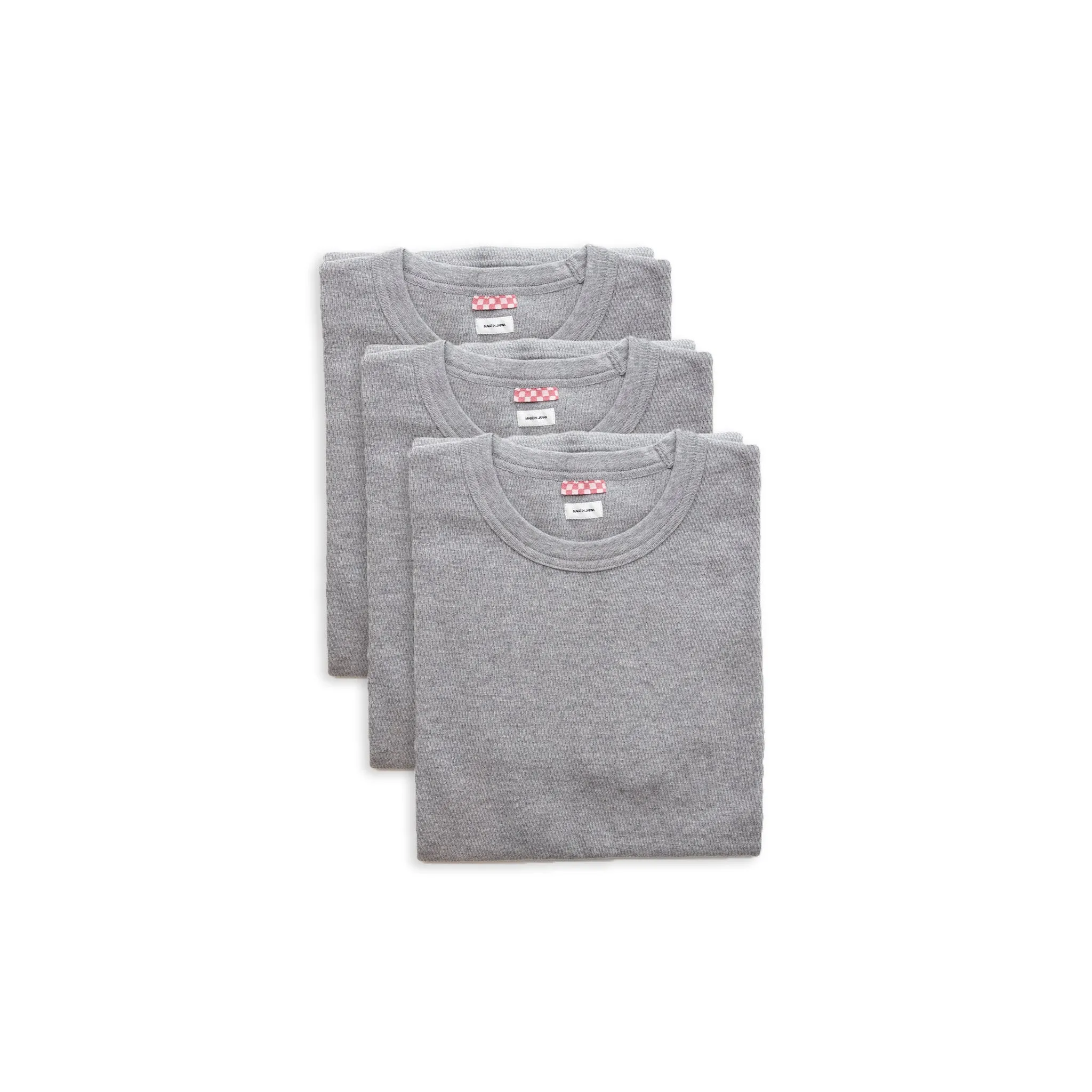 SUBLIG THERMAL CREW 3-PACK S/S  - GREY