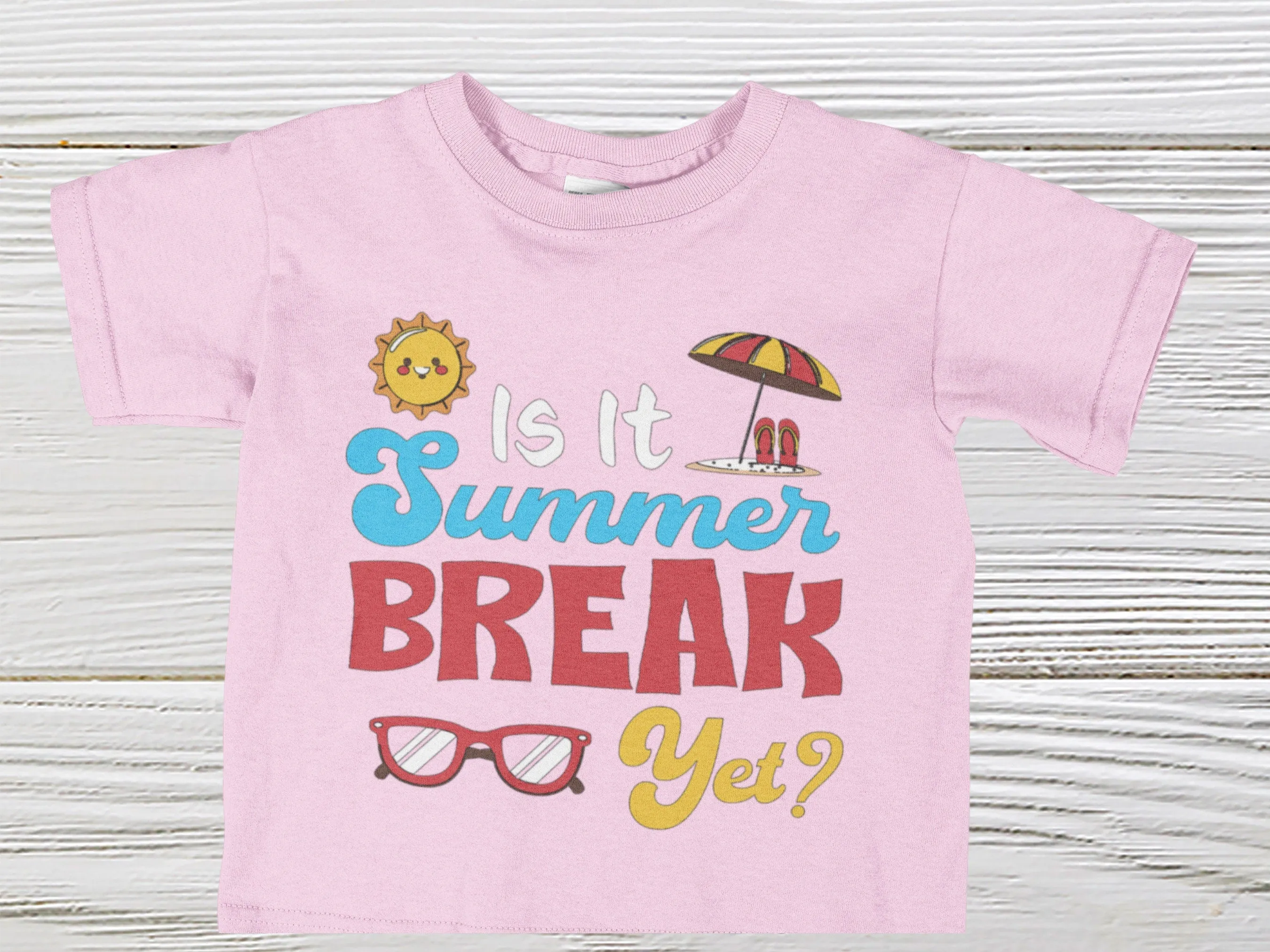 Summer break shirt- Perfect Graduation, End of Year, and Summer Shirt for Kids &amp; Teachers