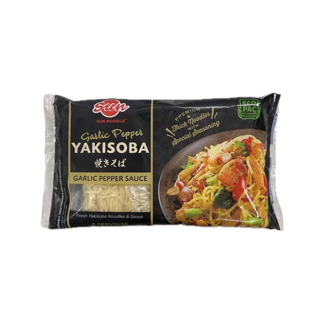 Sun noodle yakisoba garlic pepper 14.3oz