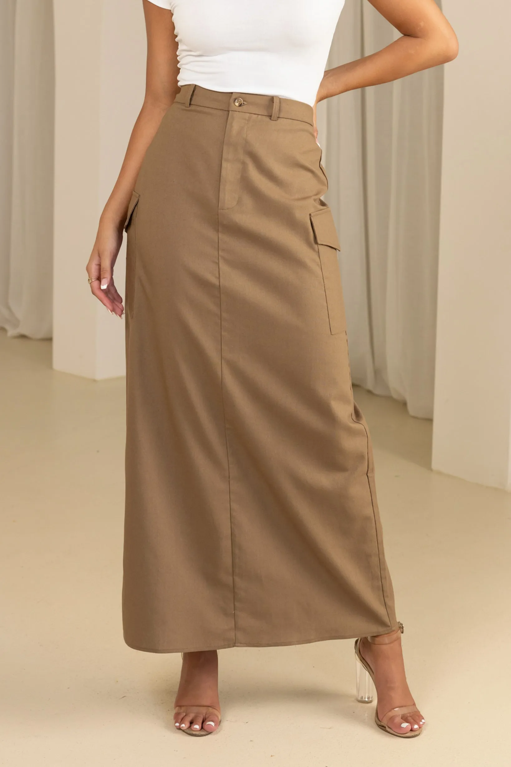 The Grand Utility Maxi Skirt