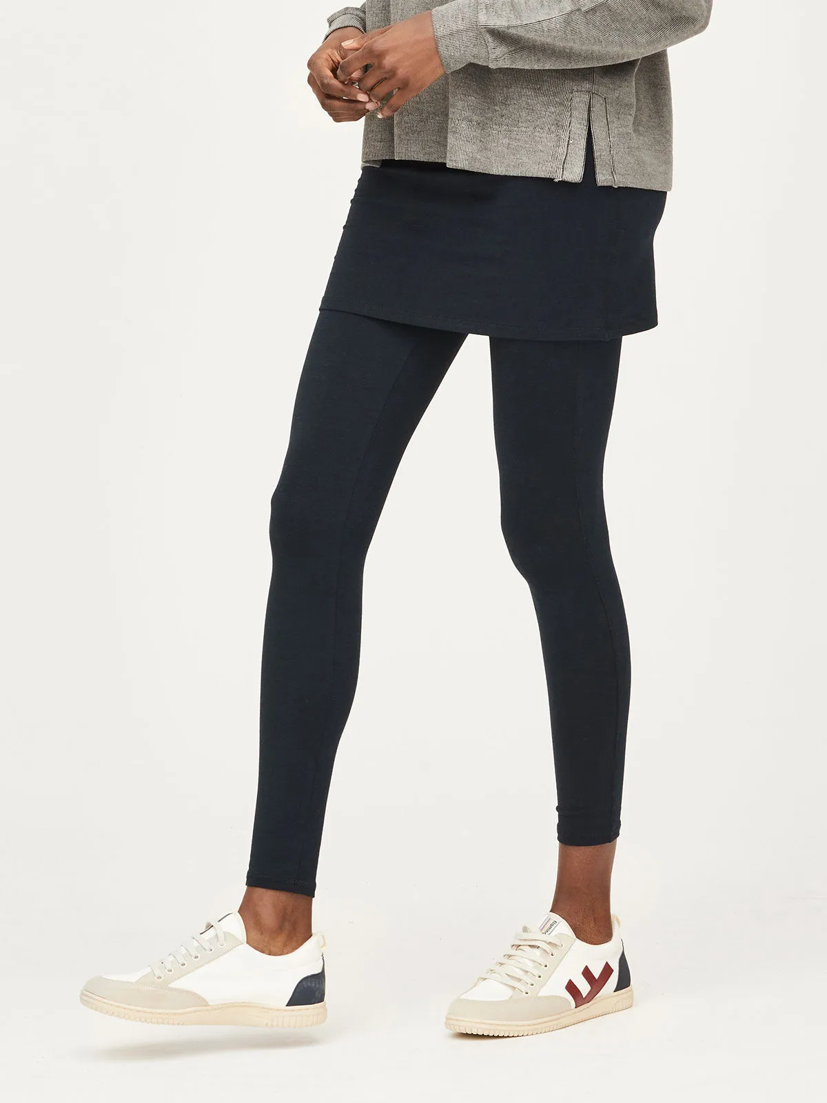 Thought Jay Skirted Leggings - Navy