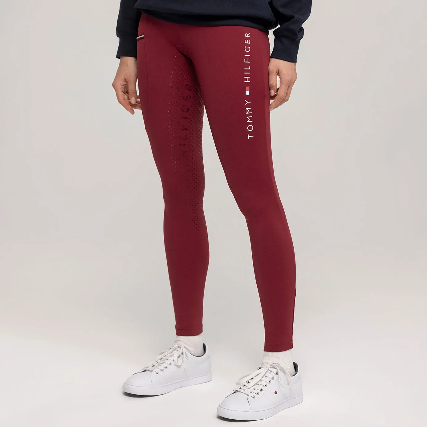 Tommy Hilfiger Elmira Winter Full Grip Leggings - Rouge