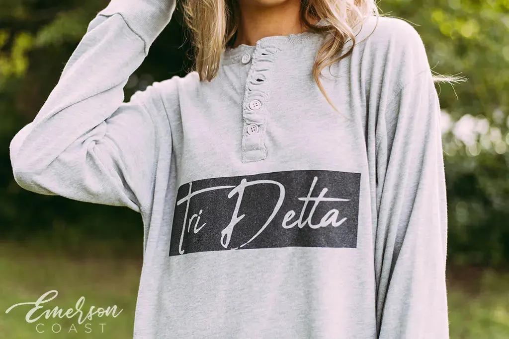 Tri Delta PR Thermal Henley