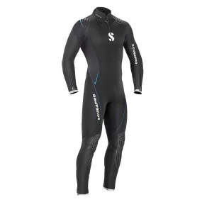 Used ScubaPro 5mm Men's Definition Steamer Diving Wetsuit - Black/Blue, Size: Medium