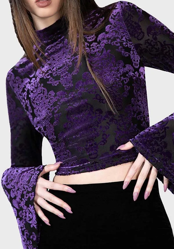 Vassago [Purple] | LONG SLEEVE TOP