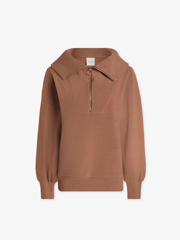 Vine Half-Zip Pullover in Rawhide