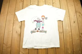 Vintage 1990s Kill The Caller Bingo Graphic T Shirt