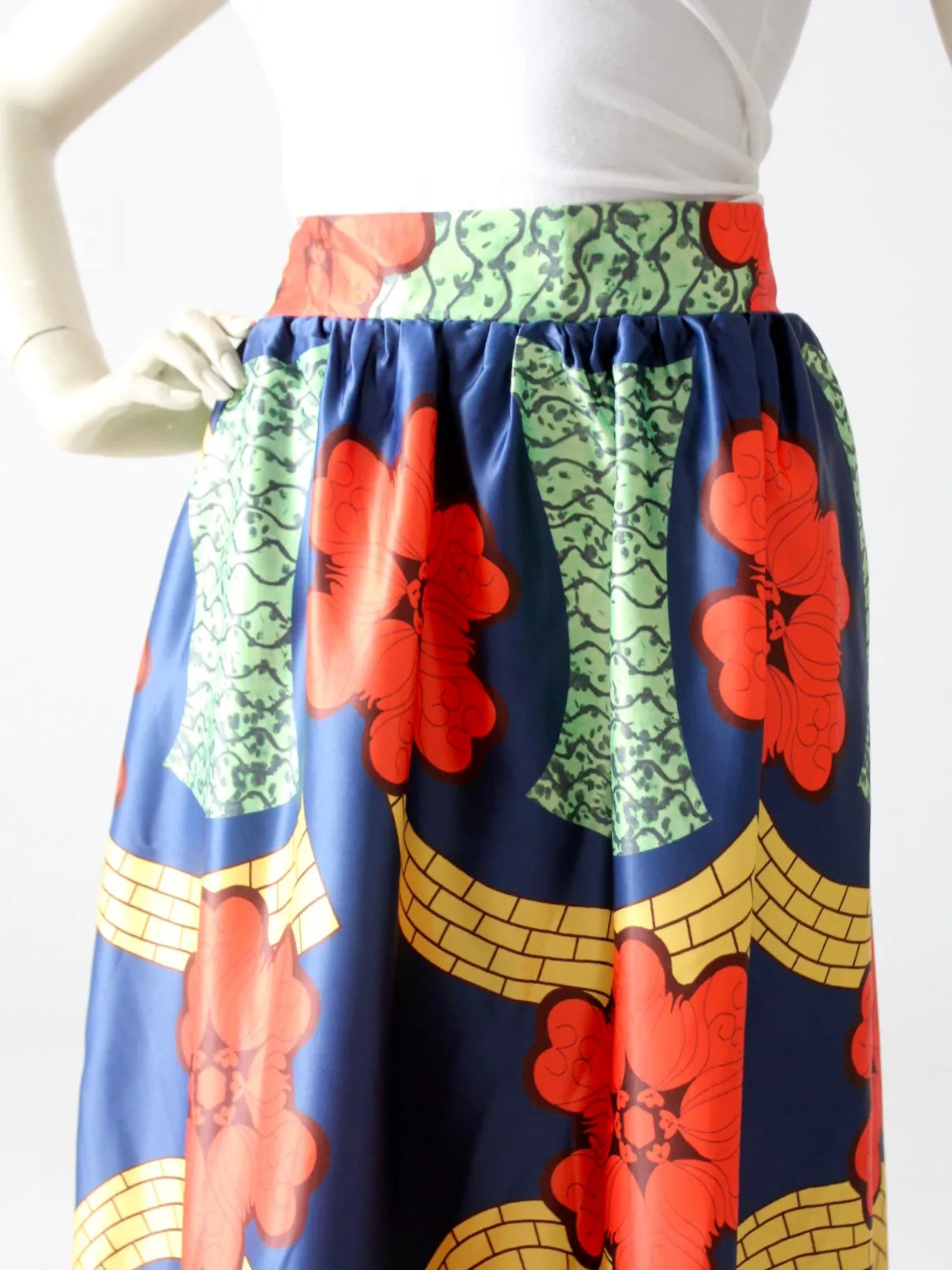 vintage 70s maxi skirt