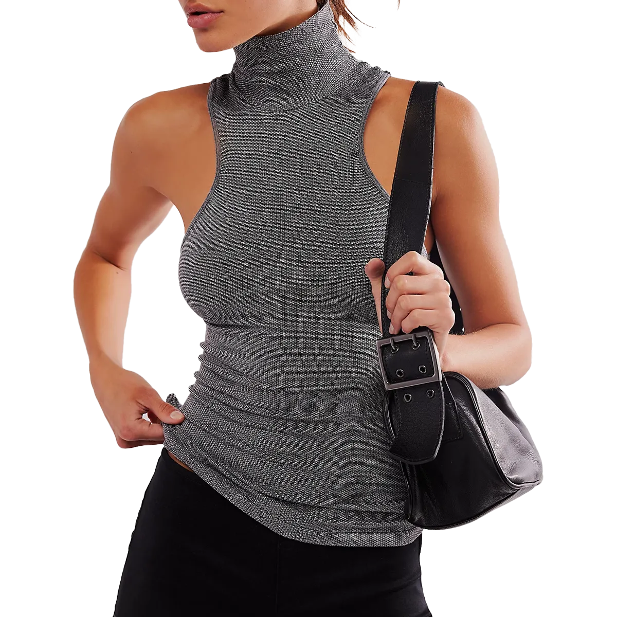 Women's Always Ready Seamless Turtleneck Tank