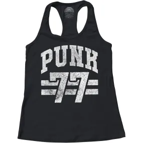 Women's Punk 77 Racerback Tank Top