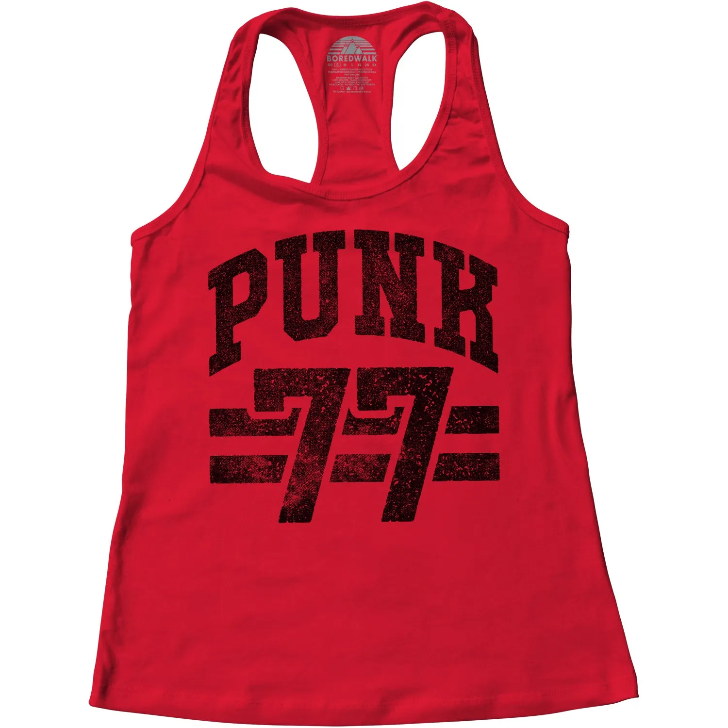 Women's Punk 77 Racerback Tank Top