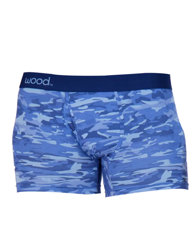 Wood Boxer Brief Underwear (3in/with fly) (Men)