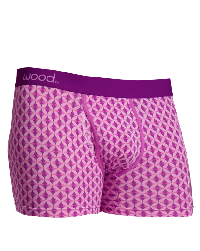 Wood Boxer Brief Underwear (3in/with fly) (Men)